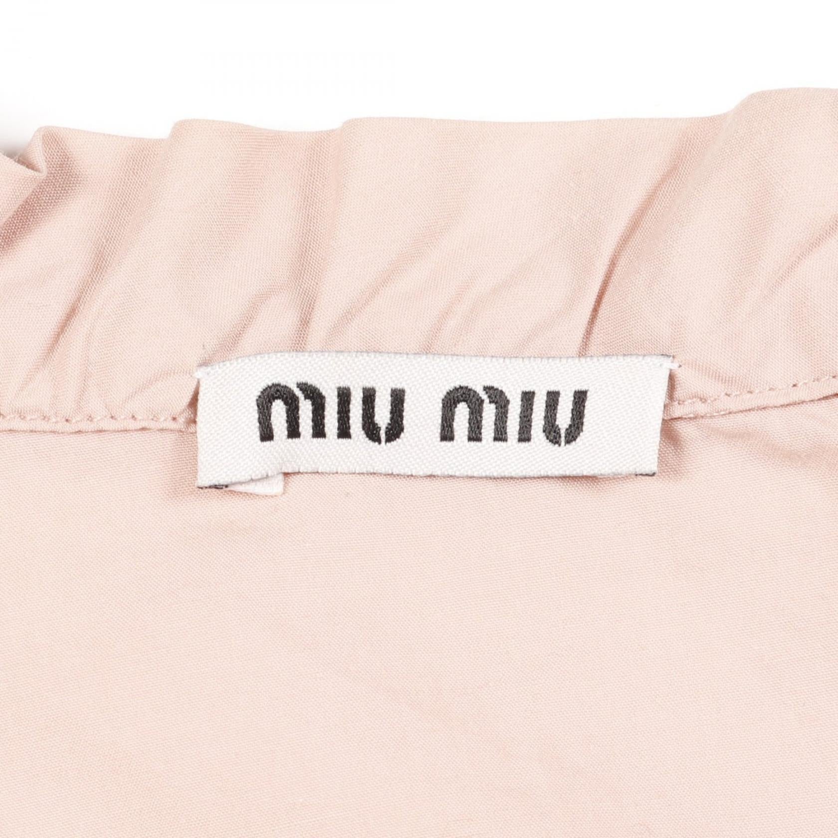 ミュウ ミュウ コットン ブラウス