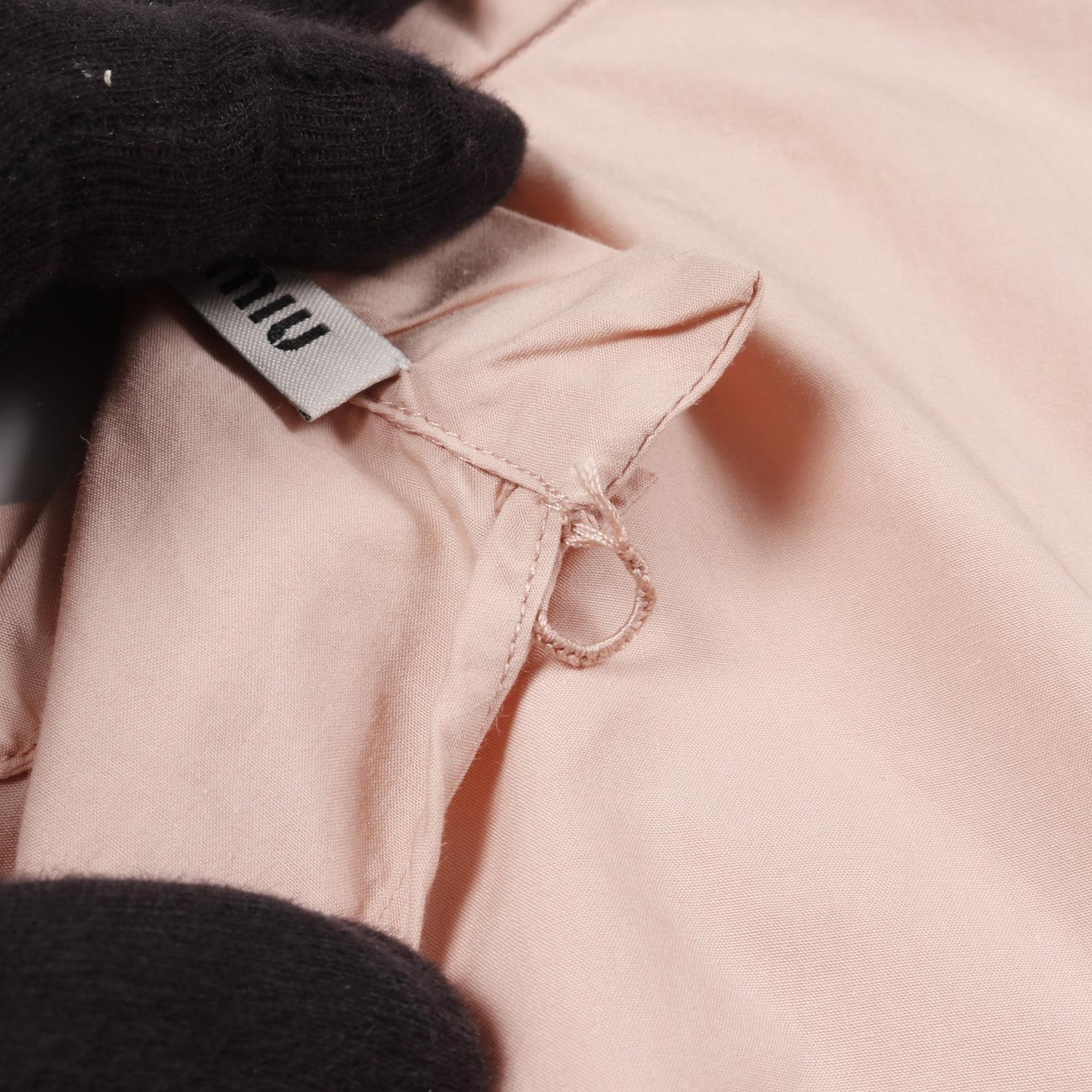 ミュウ ミュウ コットン ブラウス