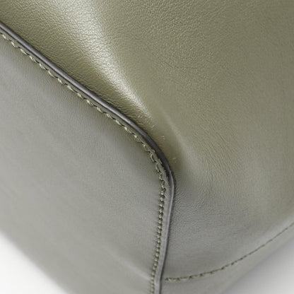 フェンディ モン トレゾール レザー ハンドバッグ