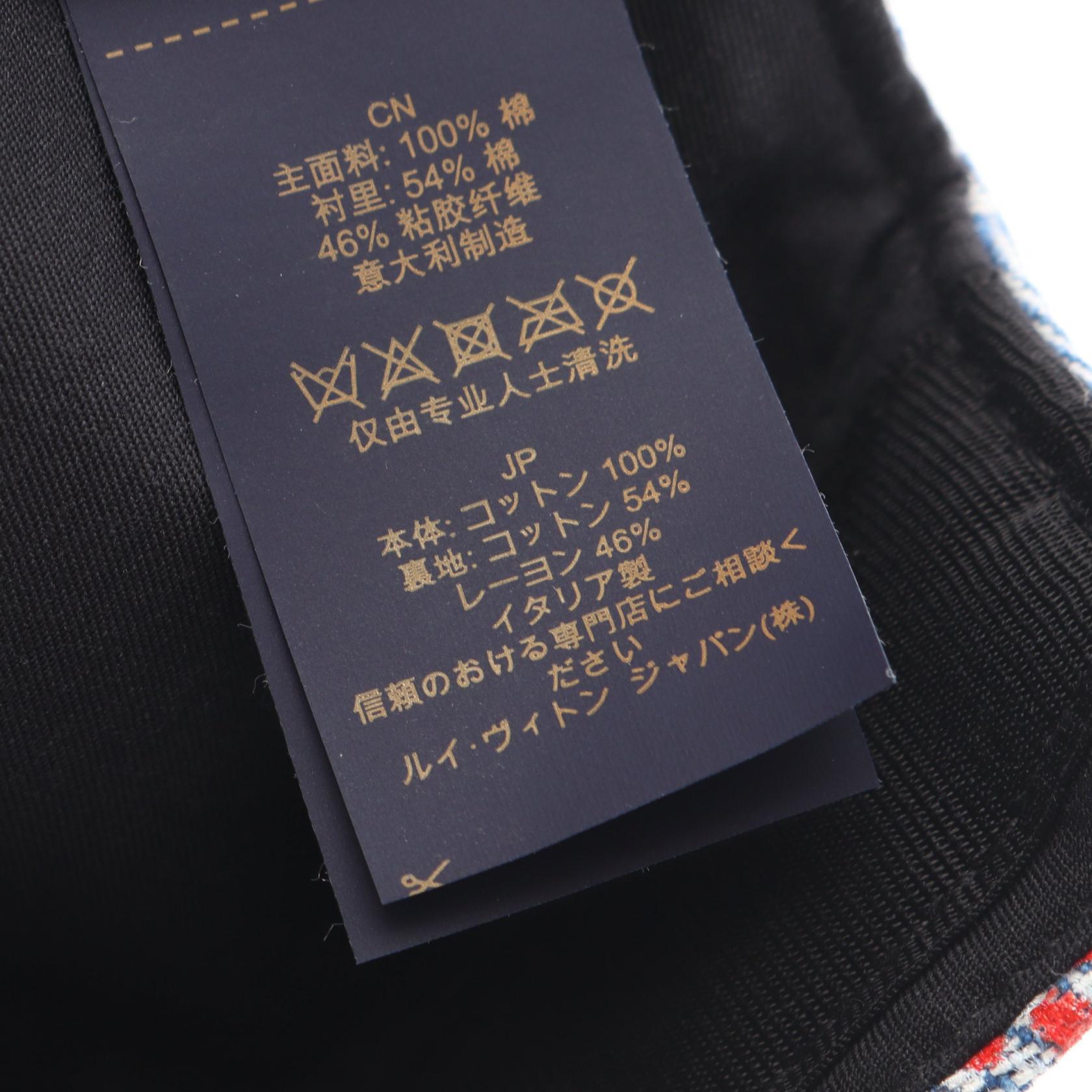 ルイヴィトン LVバーズ ダミエ コットンキャップ