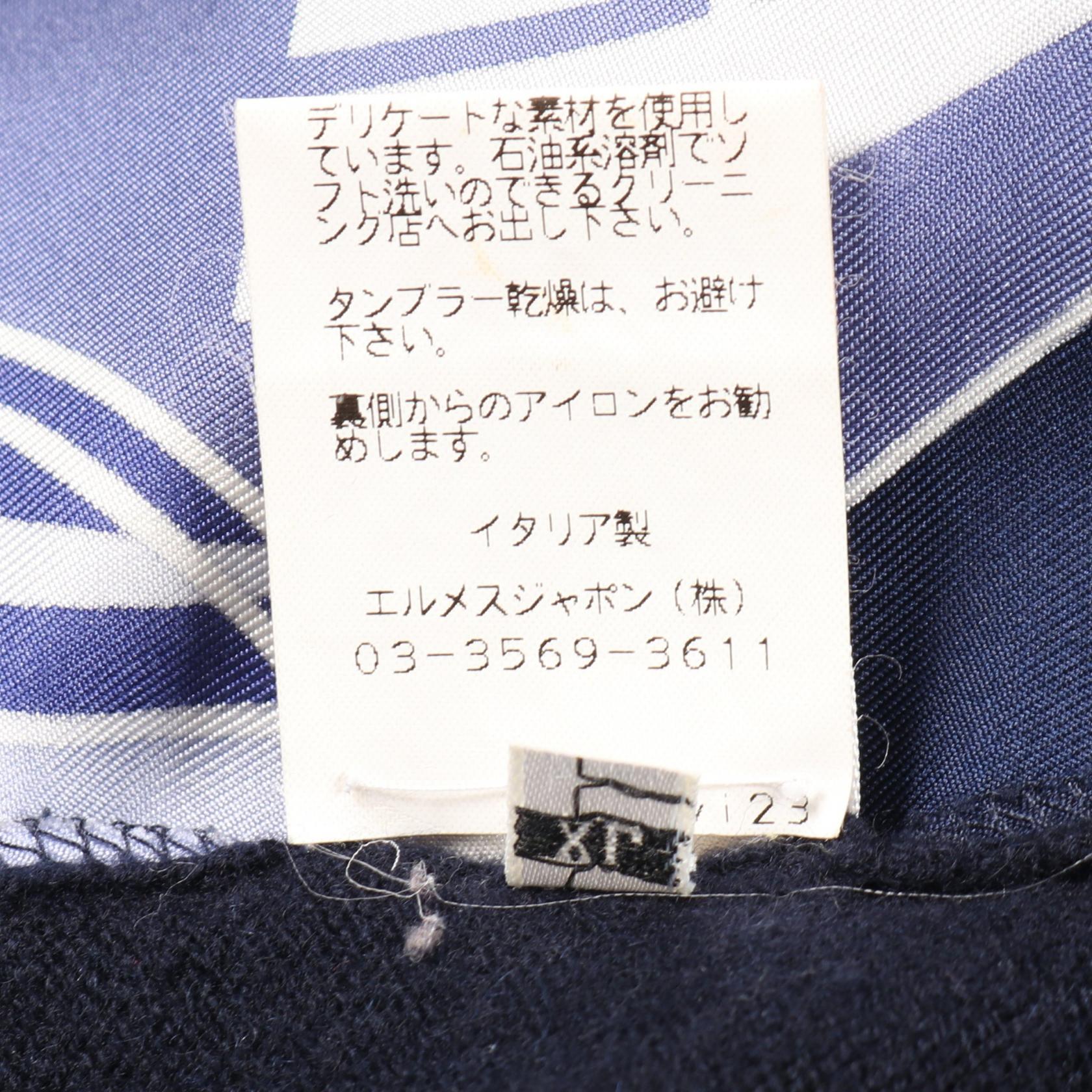 エルメス BAL DE BULLES シルクカシミヤニットトップス