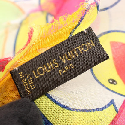 ルイヴィトン LV × TM コスミック ブラッサム コットン スカーフ