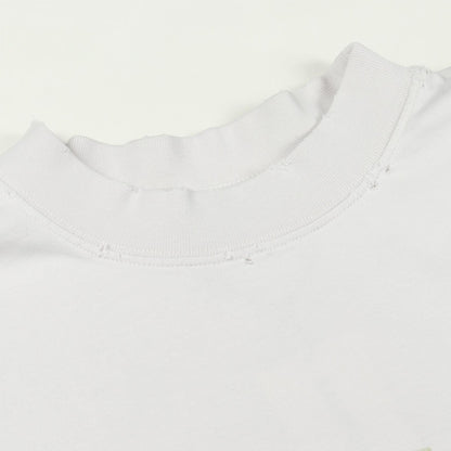 バレンシアガ TAPE TYPE BBロゴ コットン 半袖Tシャツ