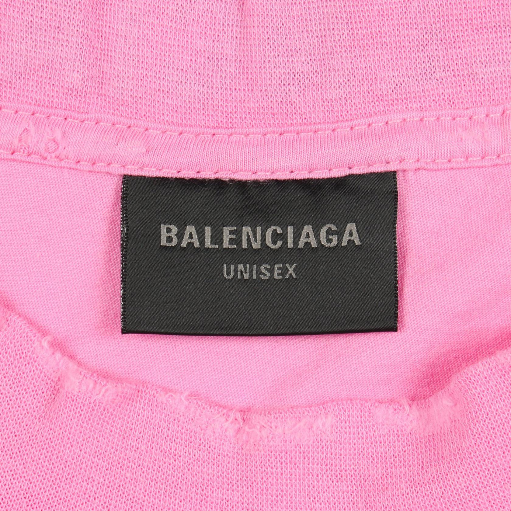 バレンシアガ コットン 半袖Tシャツ
