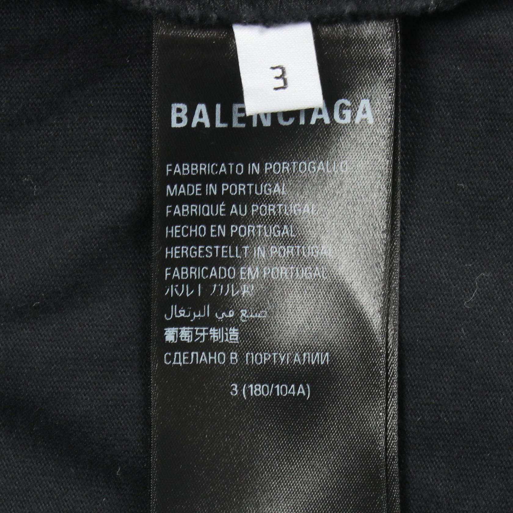 バレンシアガ コットン長袖Tシャツ