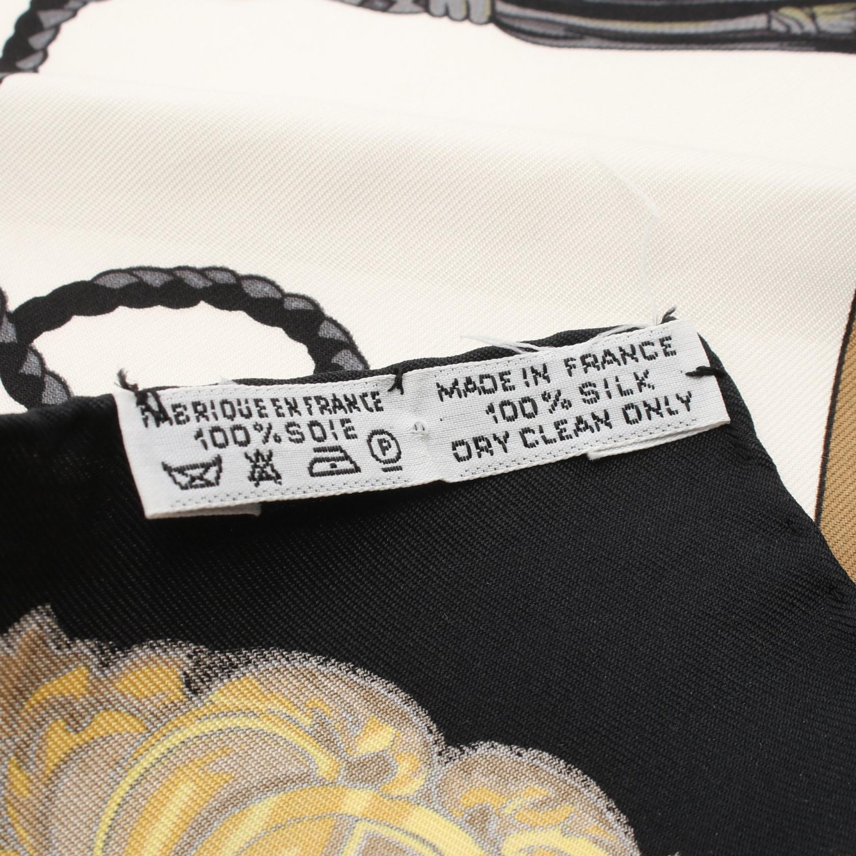 エルメス カレ90 LES CLES シルクスカーフ