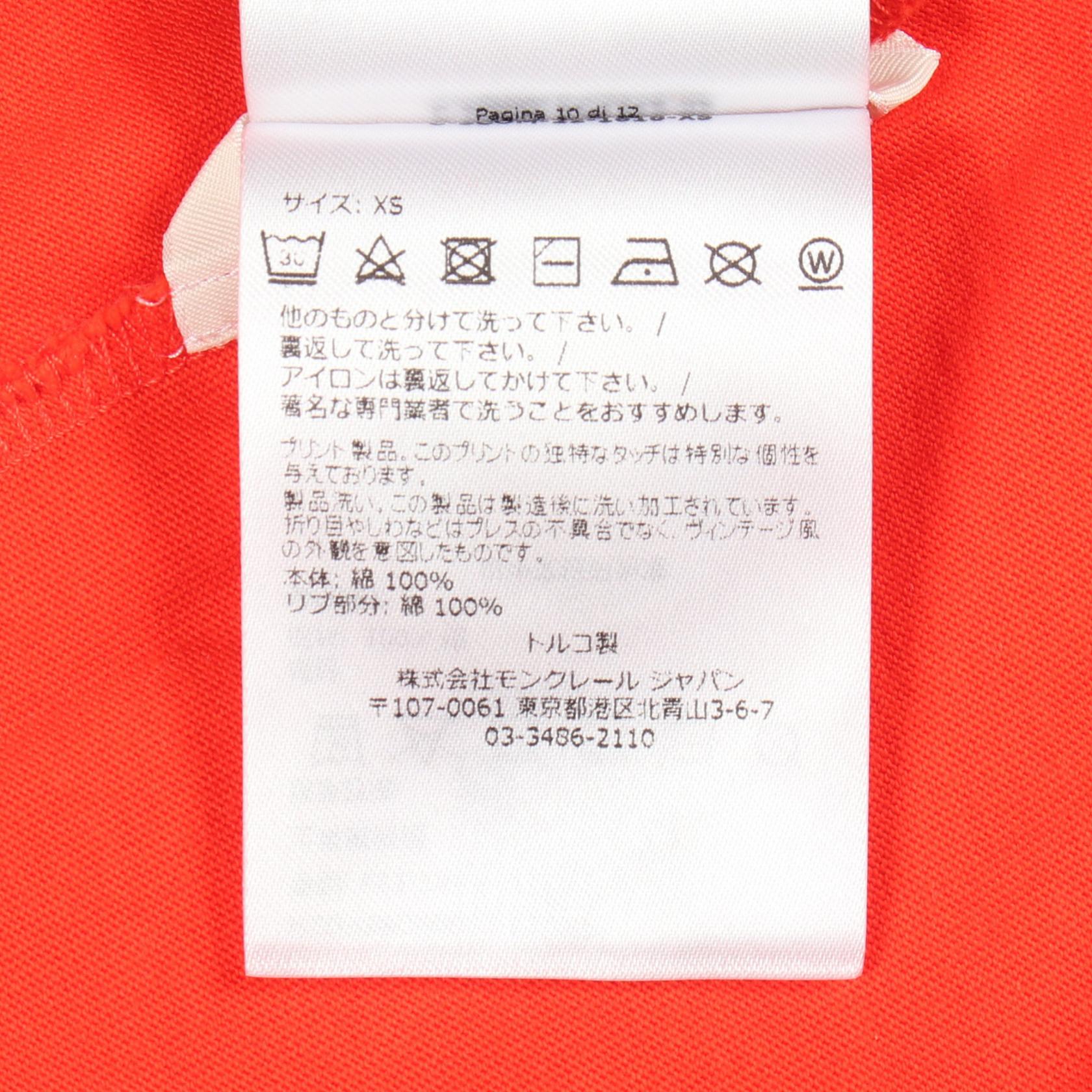 モンクレール コットン 半袖Tシャツ