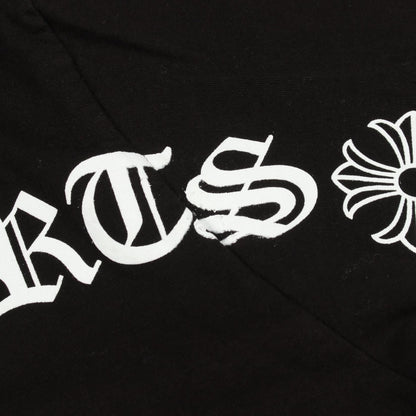 クロムハーツ スクロールラベル コットン 半袖Tシャツ