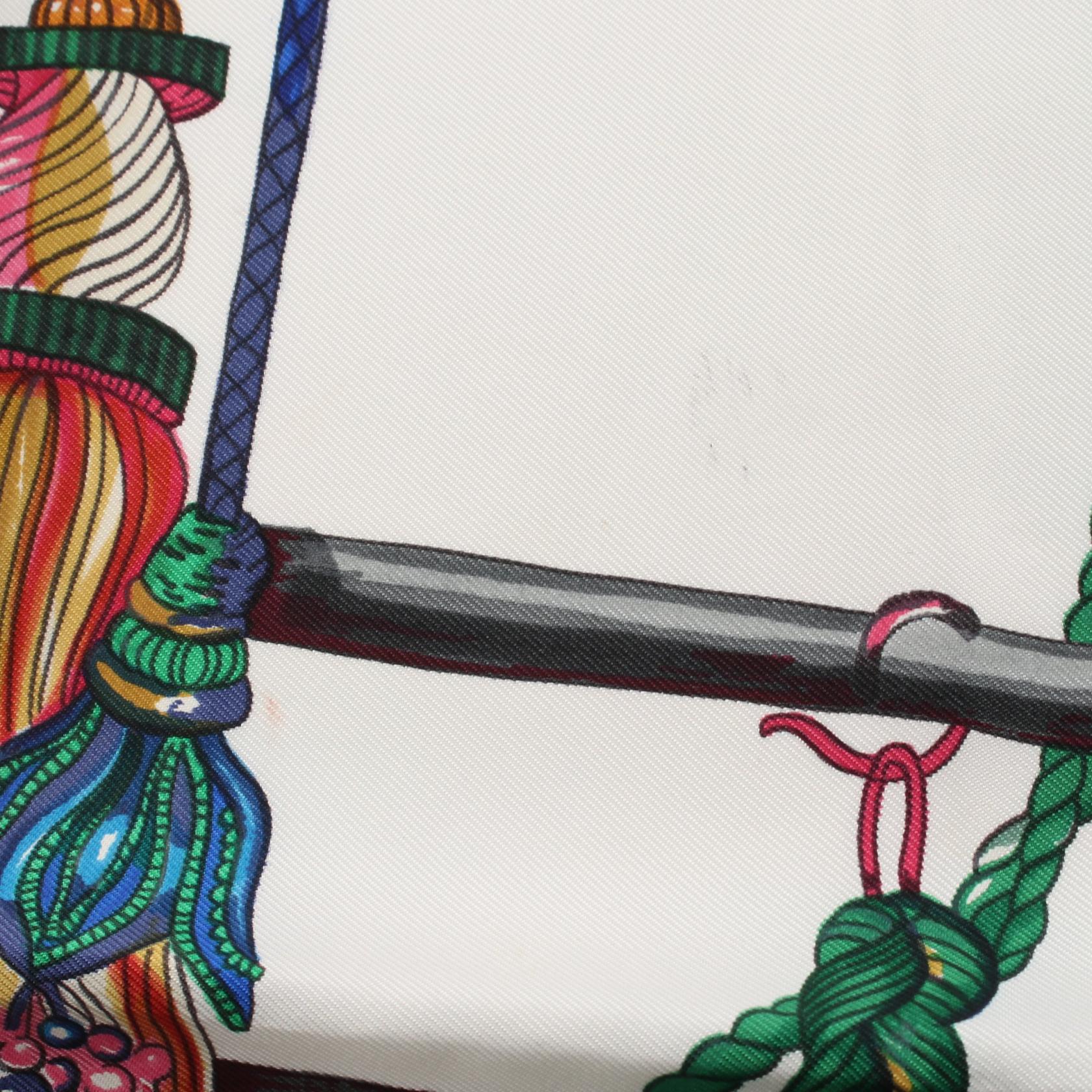 エルメス カレ90 Pasementerie シルクスカーフ