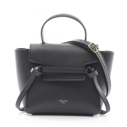セリーヌ PICO BELT BAG レザー ハンドバッグ