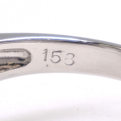 Pt900 プラチナ クリソベリル キャッツアイ ダイヤモンド リング