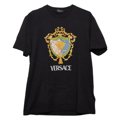 ヴェルサーチェ メデューサ コットン スパンコール Tシャツ