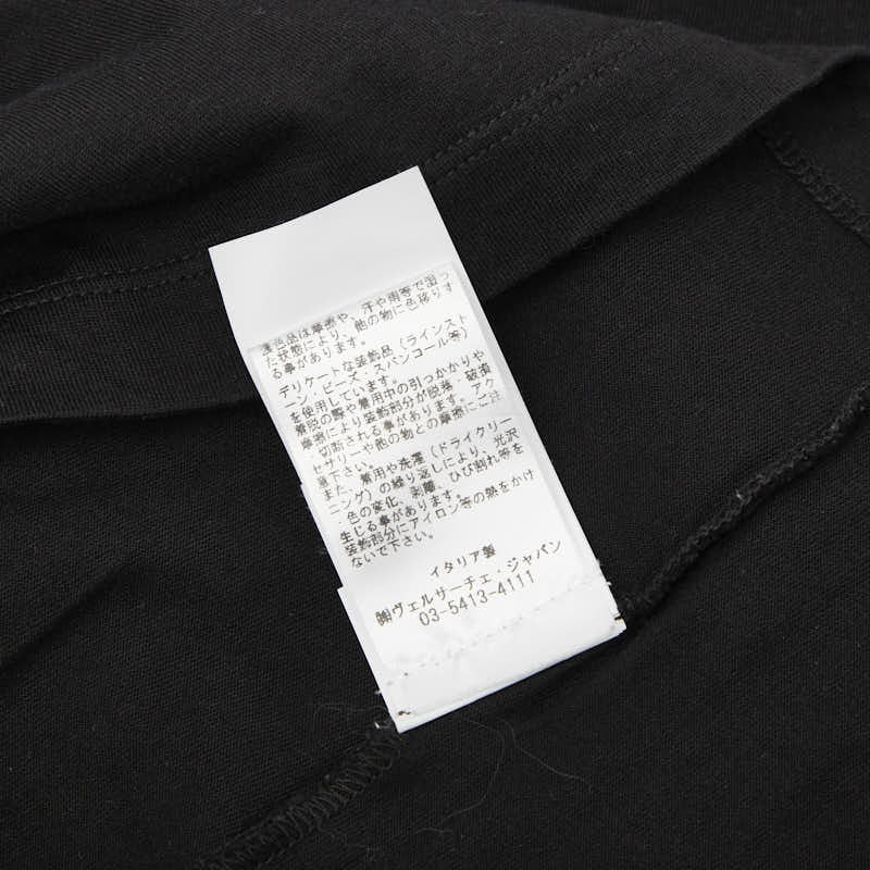 ヴェルサーチェ メデューサ コットン スパンコール Tシャツ
