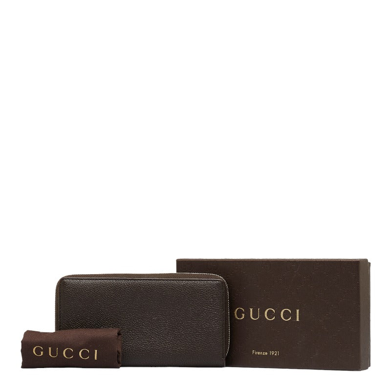 グッチ ロング ウォレット レザー財布