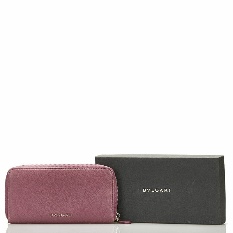 ブルガリ 36338 レザー ロング ウォレット