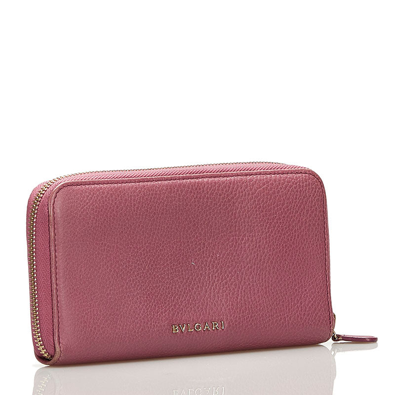 ブルガリ 36338 レザー ロング ウォレット