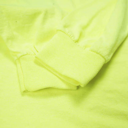 Zepanese Club L/S ロゴ Tシャツ M ライム イエロー