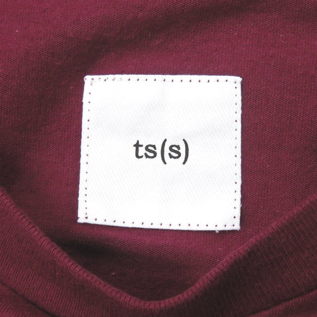 ts(s) バック ロゴ コットン Tシャツ