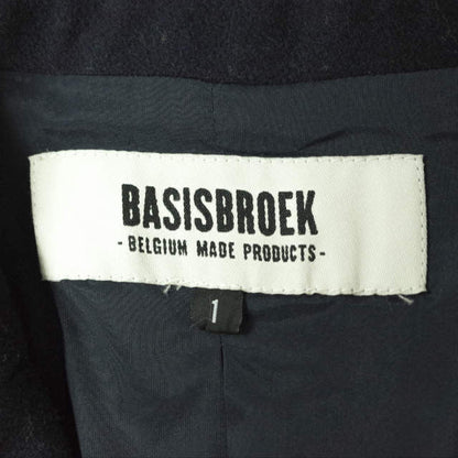 BASISBROEK VILTON ウール チェスター コート ネイビー