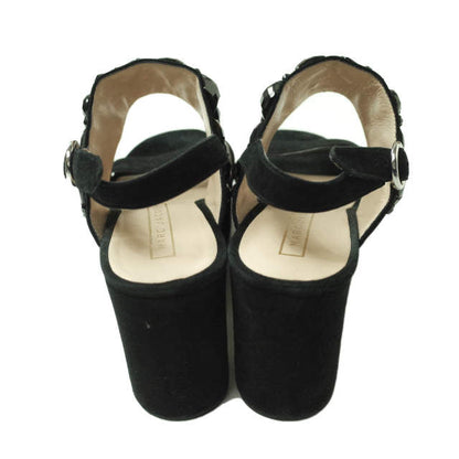 マークジェイコブス Lily Embellished Wedge Sandal スエードサンダル