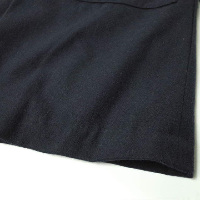 BASISBROEK VILTON ウール チェスター コート ネイビー