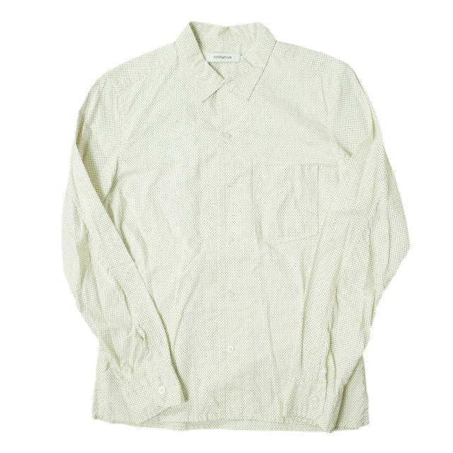 Nonnative コットン ブロード ミニ ドット シャツ