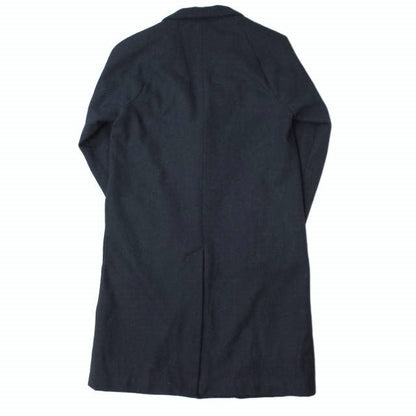 BASISBROEK VILTON ウール チェスター コート ネイビー