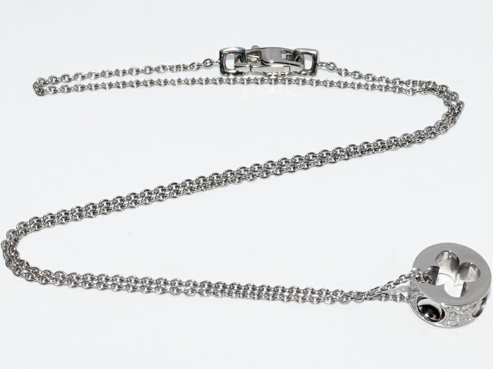 ルイヴィトン アンプラント K18WG ダイヤモンド ネックレス