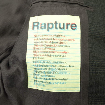 SSZ KATA PAD JKT M ブラウン チェック テーラード ジャケット