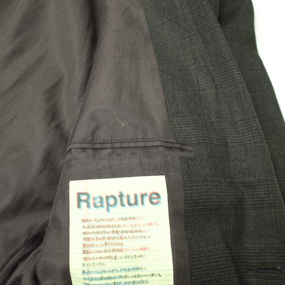 SSZ KATA PAD JKT M ブラウン チェック テーラード ジャケット