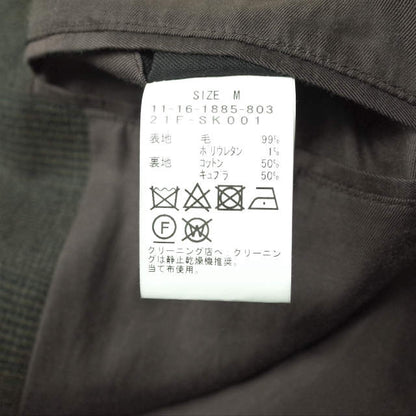 SSZ KATA PAD JKT M ブラウン チェック テーラード ジャケット