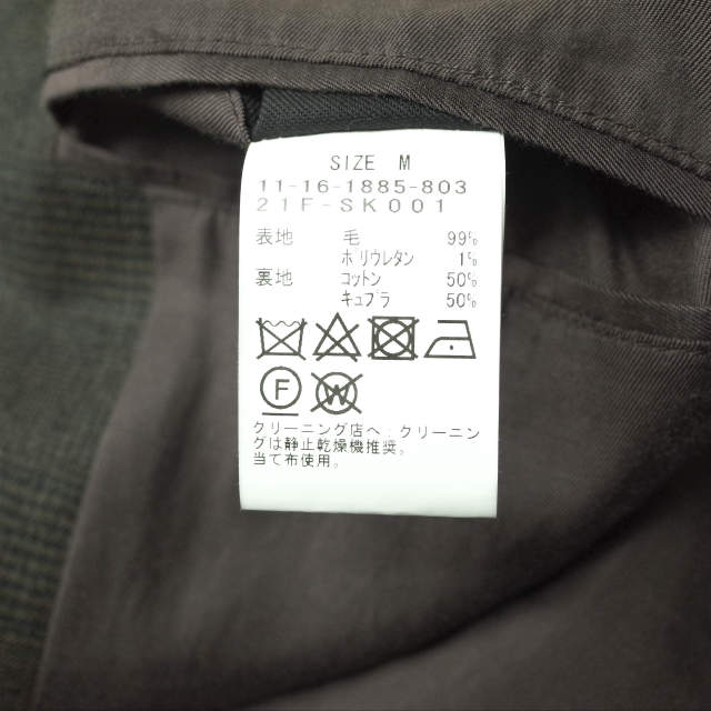 SSZ KATA PAD JKT M ブラウン チェック テーラード ジャケット