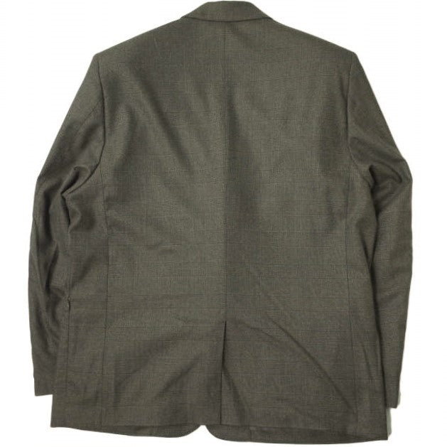 SSZ KATA PAD JKT M ブラウン チェック テーラード ジャケット