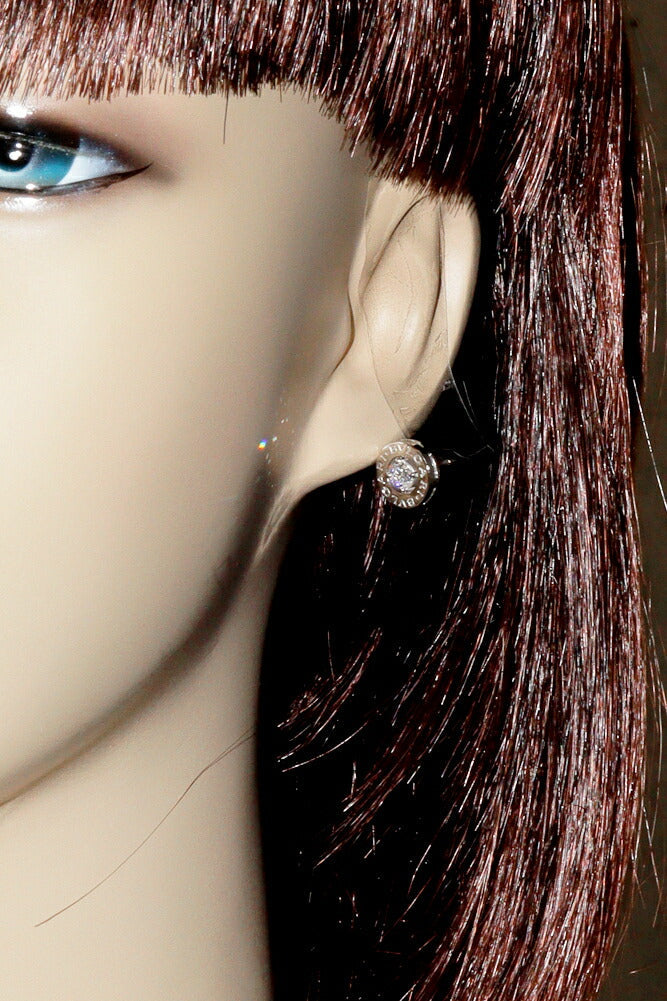 ブルガリ ブルガリブルガリ ダイヤピアス 18K WG