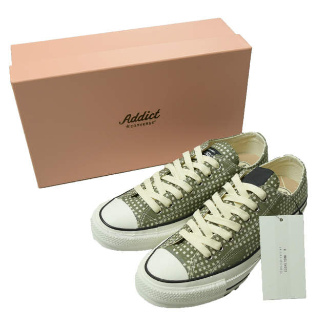 エヌハリウッドコンパイルライン×コンバースアディクト×アンダーカバー CHUCK TAYLOR NU OX キャンバス スニーカー