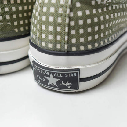エヌハリウッドコンパイルライン×コンバースアディクト×アンダーカバー CHUCK TAYLOR NU OX キャンバス スニーカー