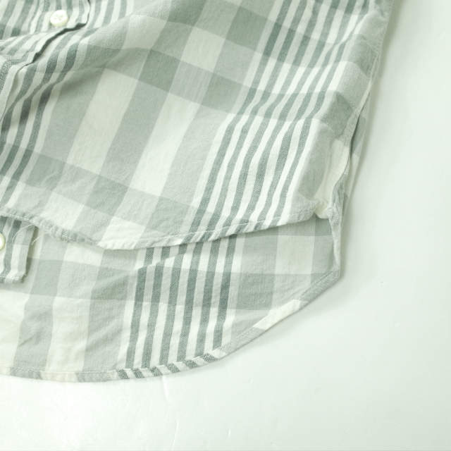 INDIVIDUALIZED SHIRTS グレー チェック シャツ