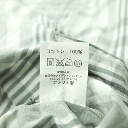 INDIVIDUALIZED SHIRTS グレー チェック シャツ