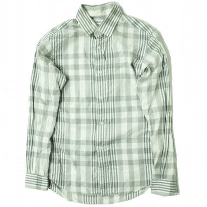 INDIVIDUALIZED SHIRTS グレー チェック シャツ