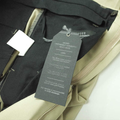 アンユーズド BELTED PANTS コットンパンツ