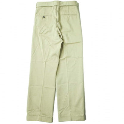 アンユーズド BELTED PANTS コットンパンツ