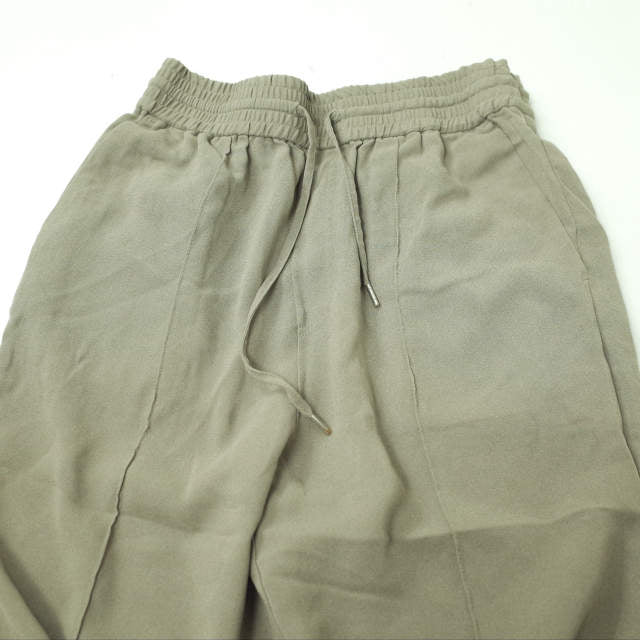 アダムエロぺ ジョーゼットテーパードパンツ