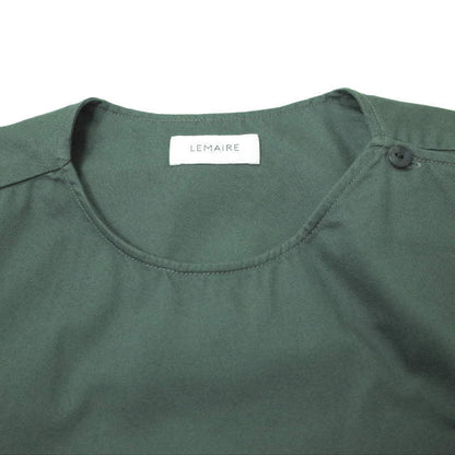 ルメール Button Neck Top コットンシャツ