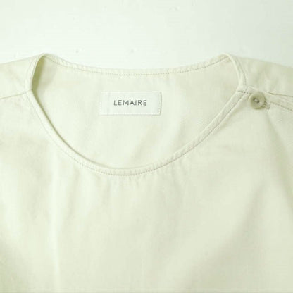 ルメール Button Neck Top コットンシャツ