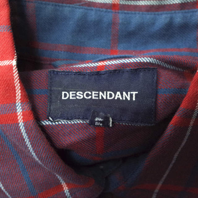 DESCENDANT MILPITAS チェック LS シャツ