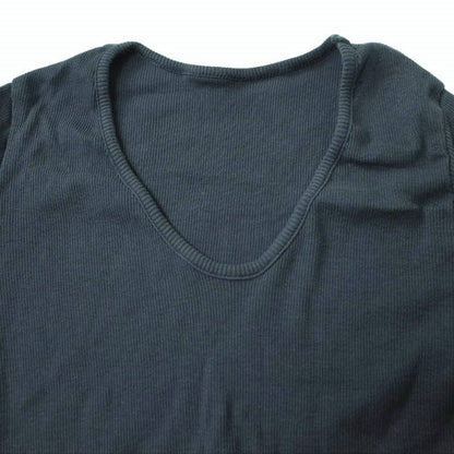 ADAM ET ROPE V ネック テレコ Tシャツ コットン