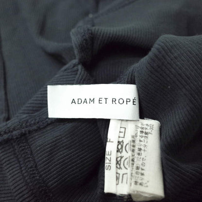 ADAM ET ROPE V ネック テレコ Tシャツ コットン