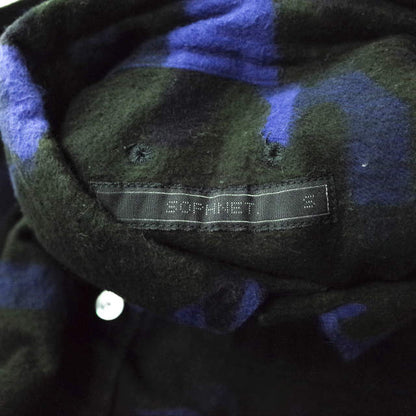 SOPHNET. カモフラージュ フランネル チェック シャツ S