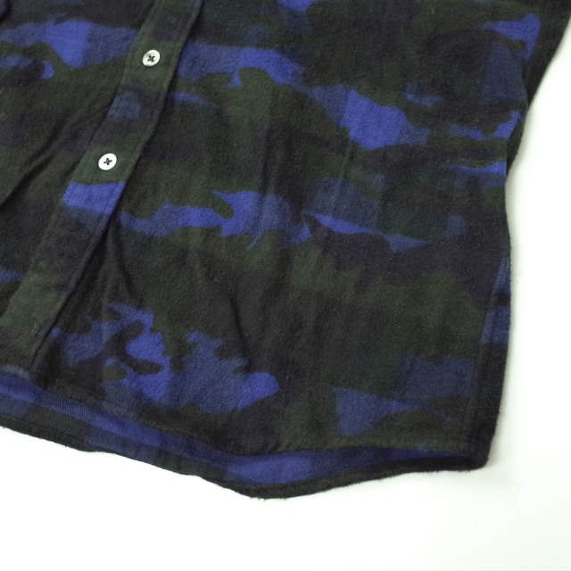 SOPHNET. カモフラージュ フランネル チェック シャツ S