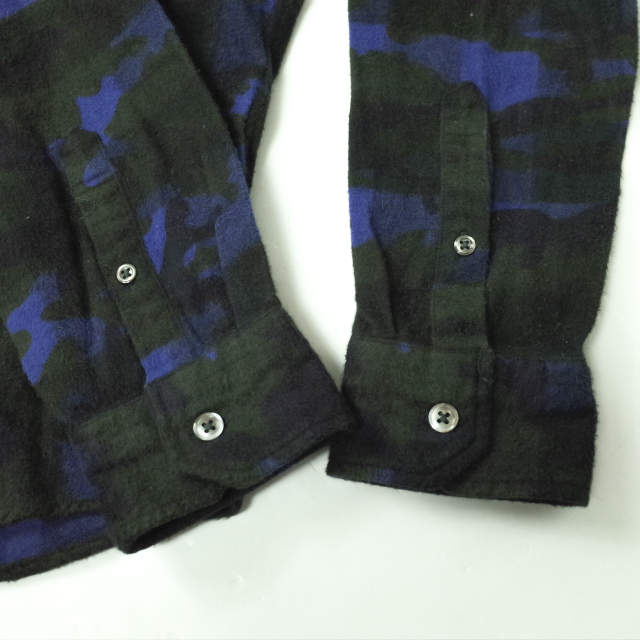 SOPHNET. カモフラージュ フランネル チェック シャツ S